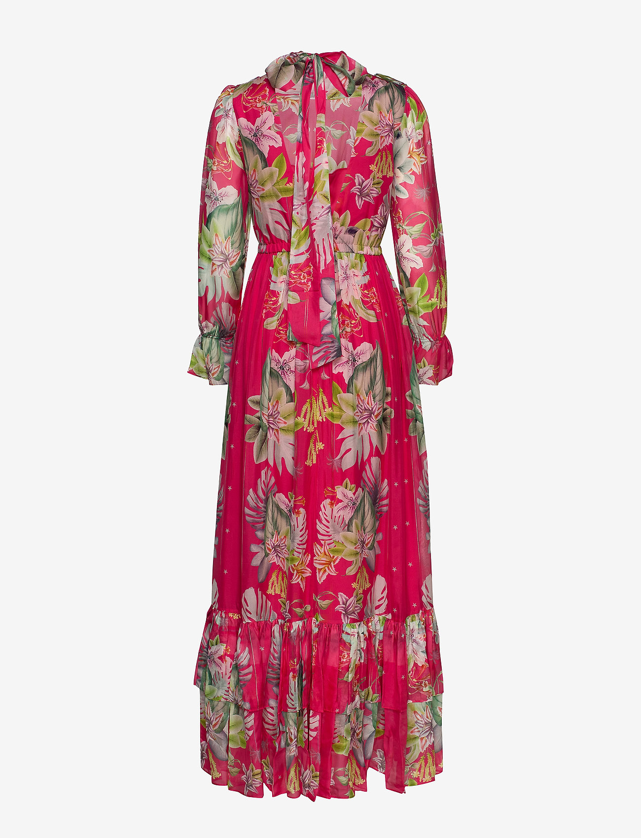 By Malina - Ava dress - electric jungle pink coral - 1