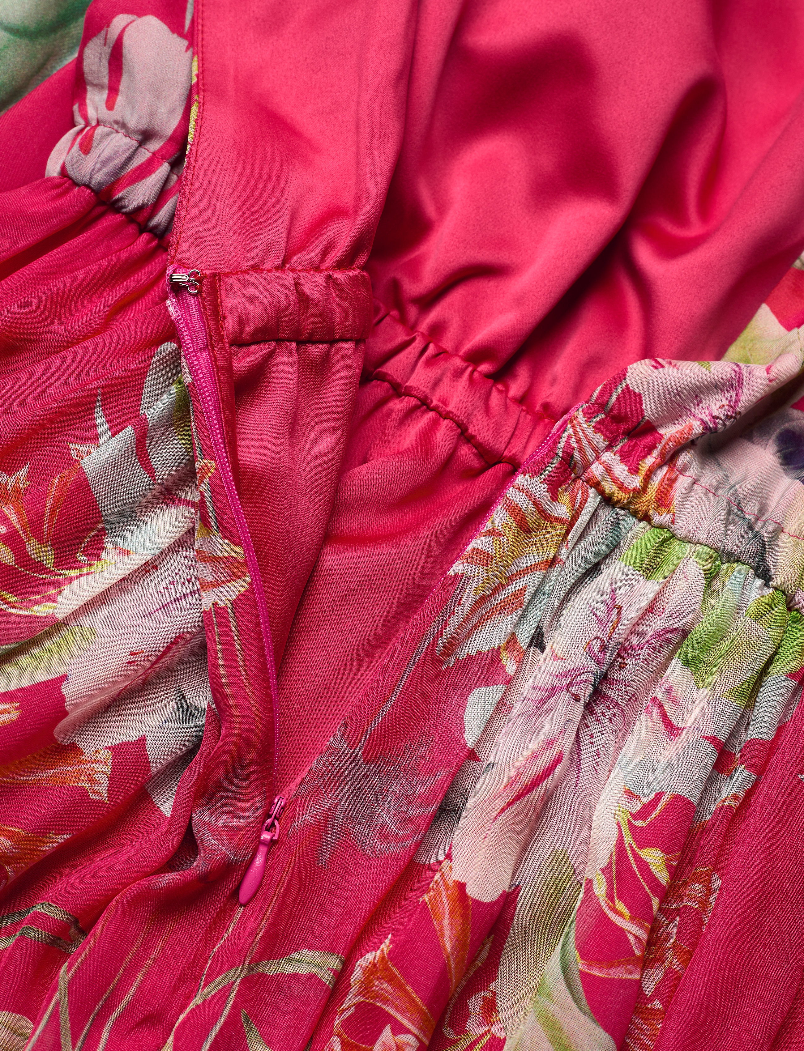 By Malina - Ava dress - electric jungle pink coral - 4