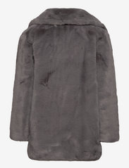 Malina - Halley faux fur jacket - imitatiebont jassen - charcoal - 1