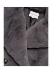 Malina - Halley faux fur jacket - fake fur jakker - charcoal - 5