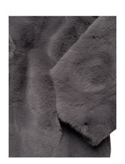 Malina - Halley faux fur jacket - imitatiebont jassen - charcoal - 6