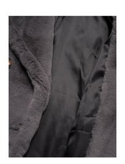 Malina - Halley faux fur jacket - fuskpäls - charcoal - 7