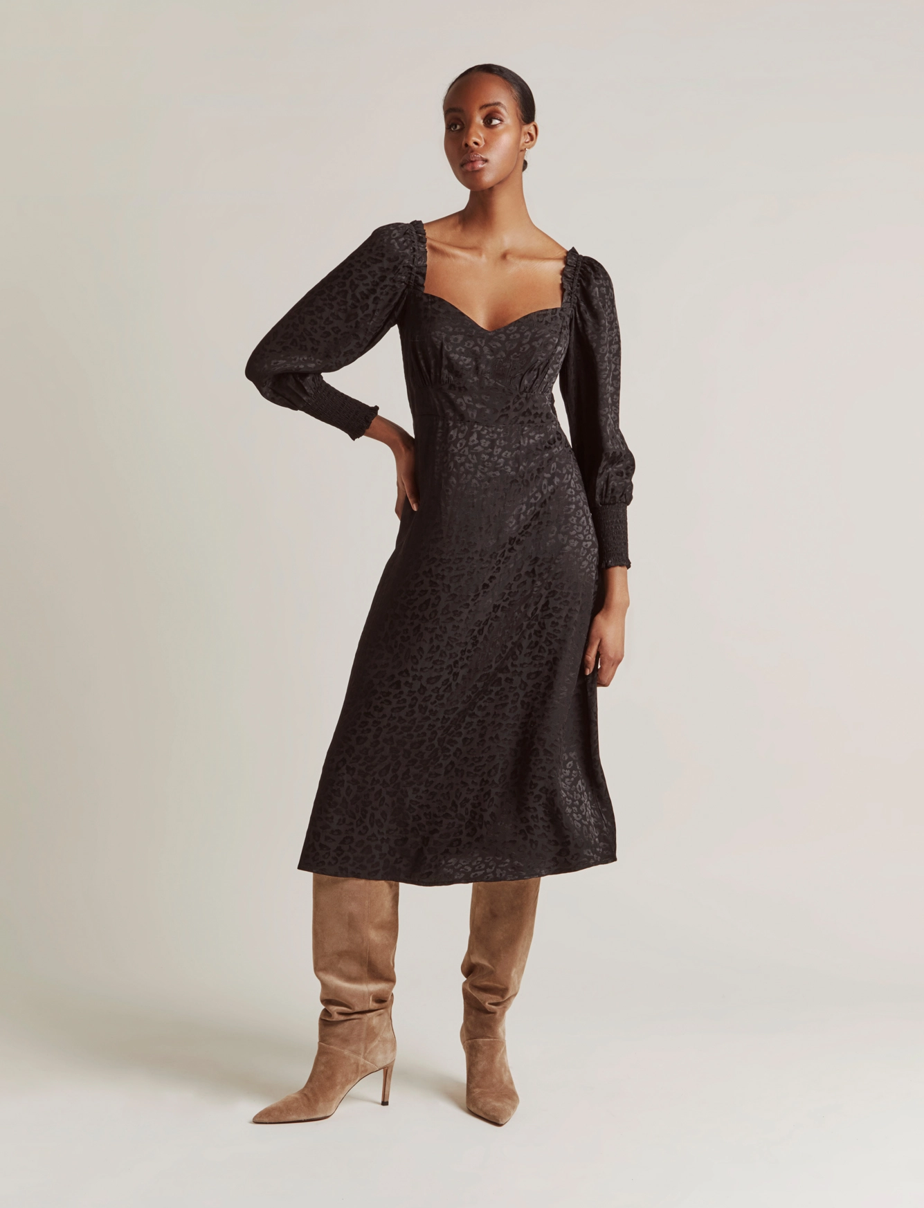 Malina Bonita dress - Kjoler - BLACK / black