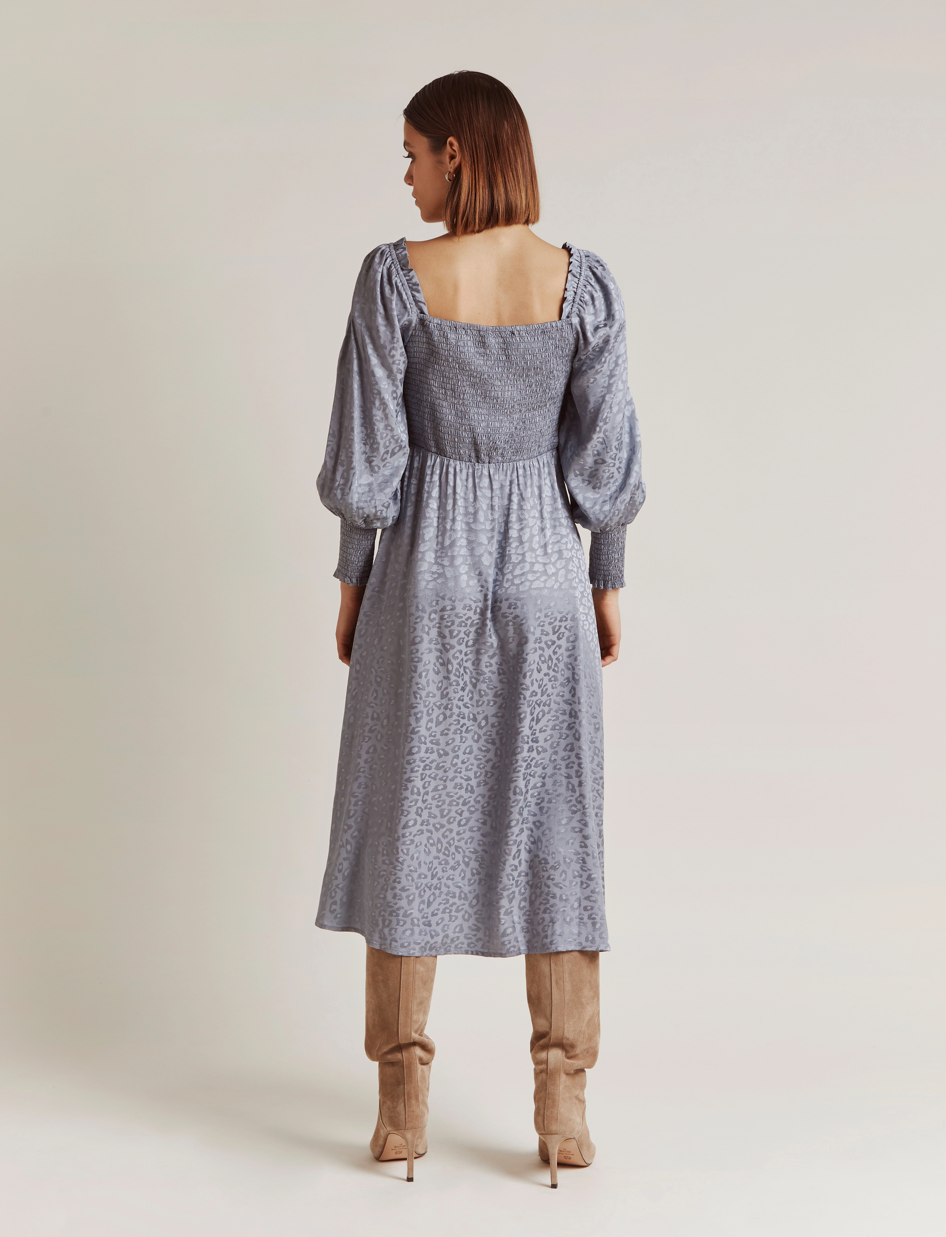 Malina - Bonita dress - dove blue - 3