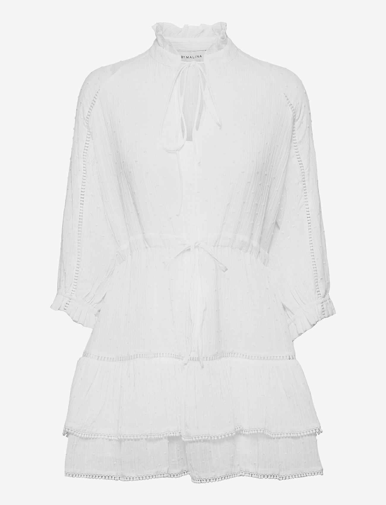 Malina - Denisa dress - korta klänningar - white - 0