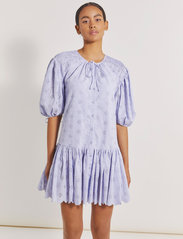 Malina - Allegra dress - nėriniuotos suknelės - azure - 3
