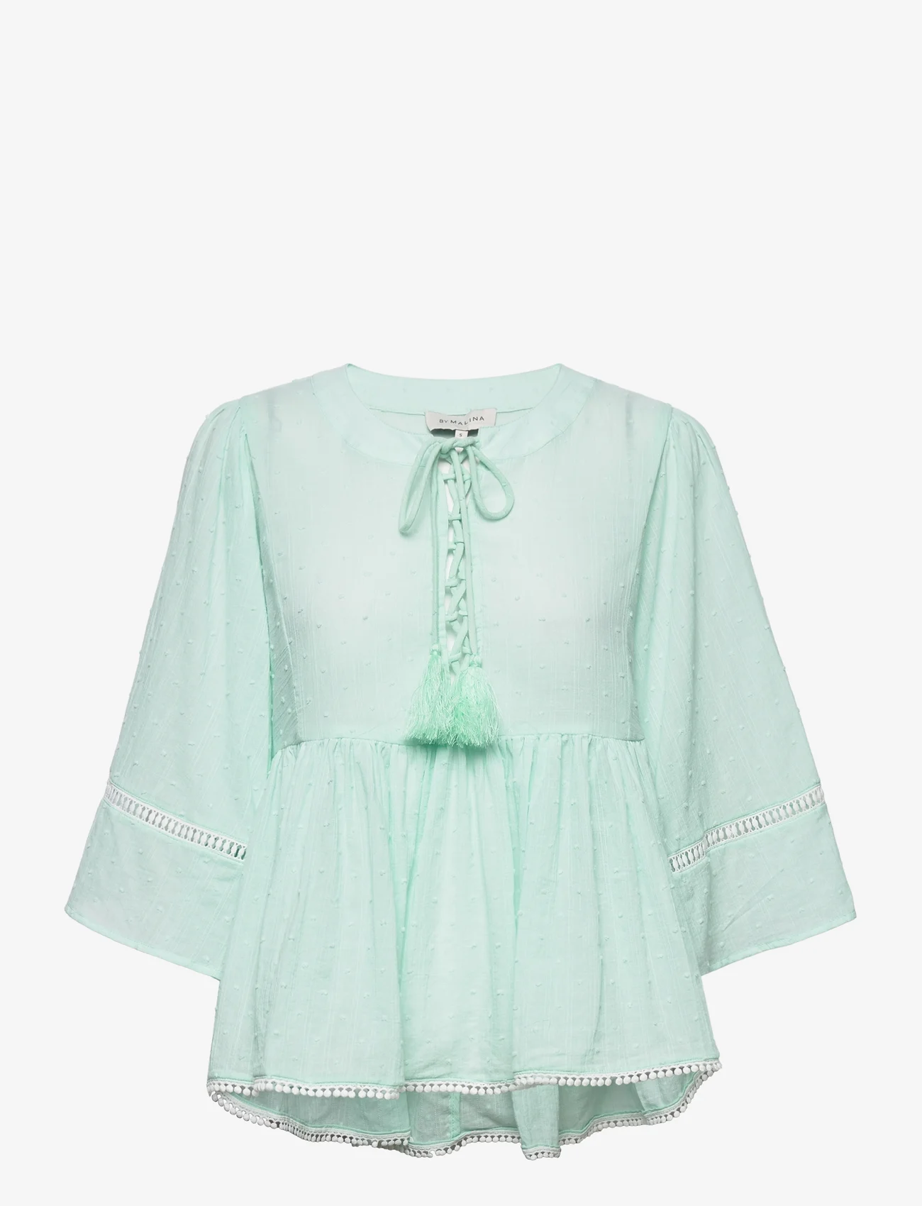 Malina - Serafina blouse - blouses met lange mouwen - aqua - 0