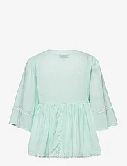 Malina - Serafina blouse - long-sleeved blouses - aqua - 1