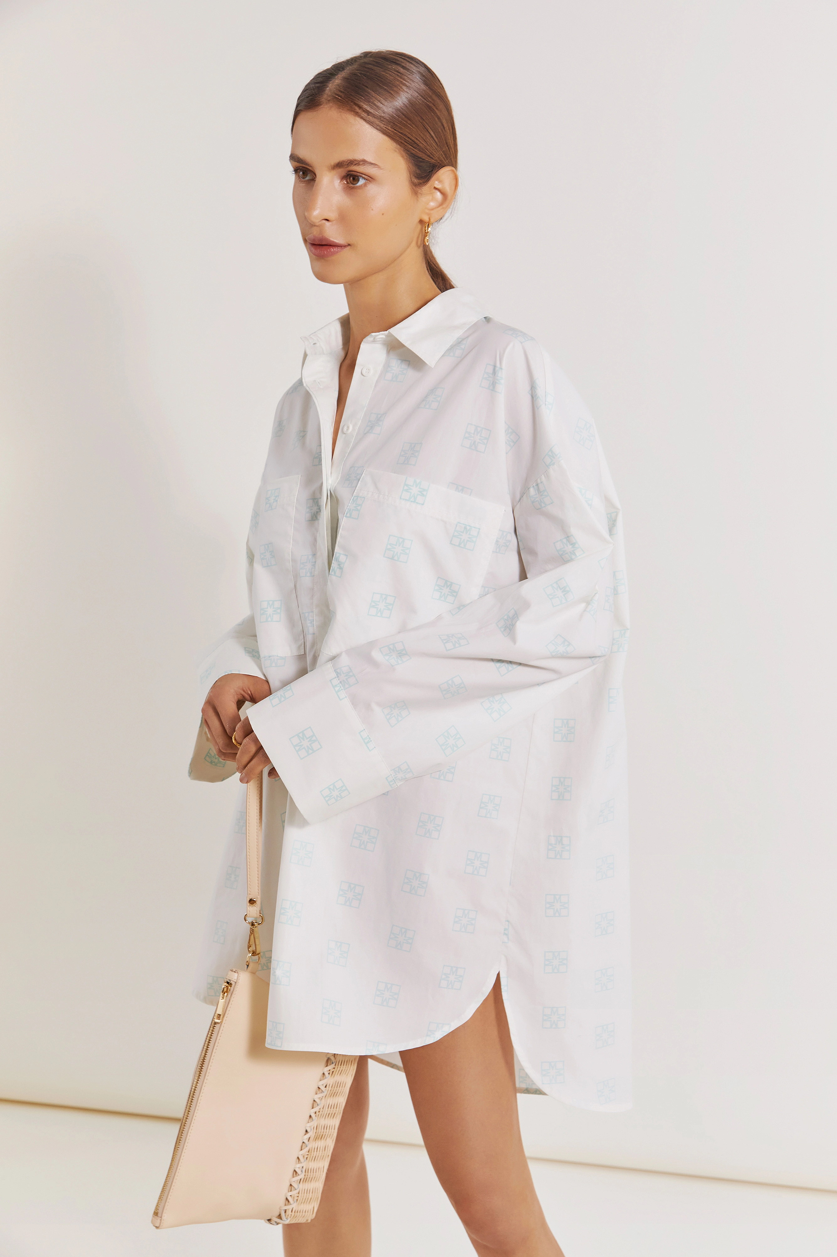 By Malina - Diana shirt dress - white - 4