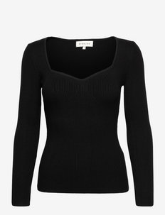 Tulip ribbed knitted top, By Malina