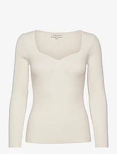 Tulip ribbed knitted top, By Malina