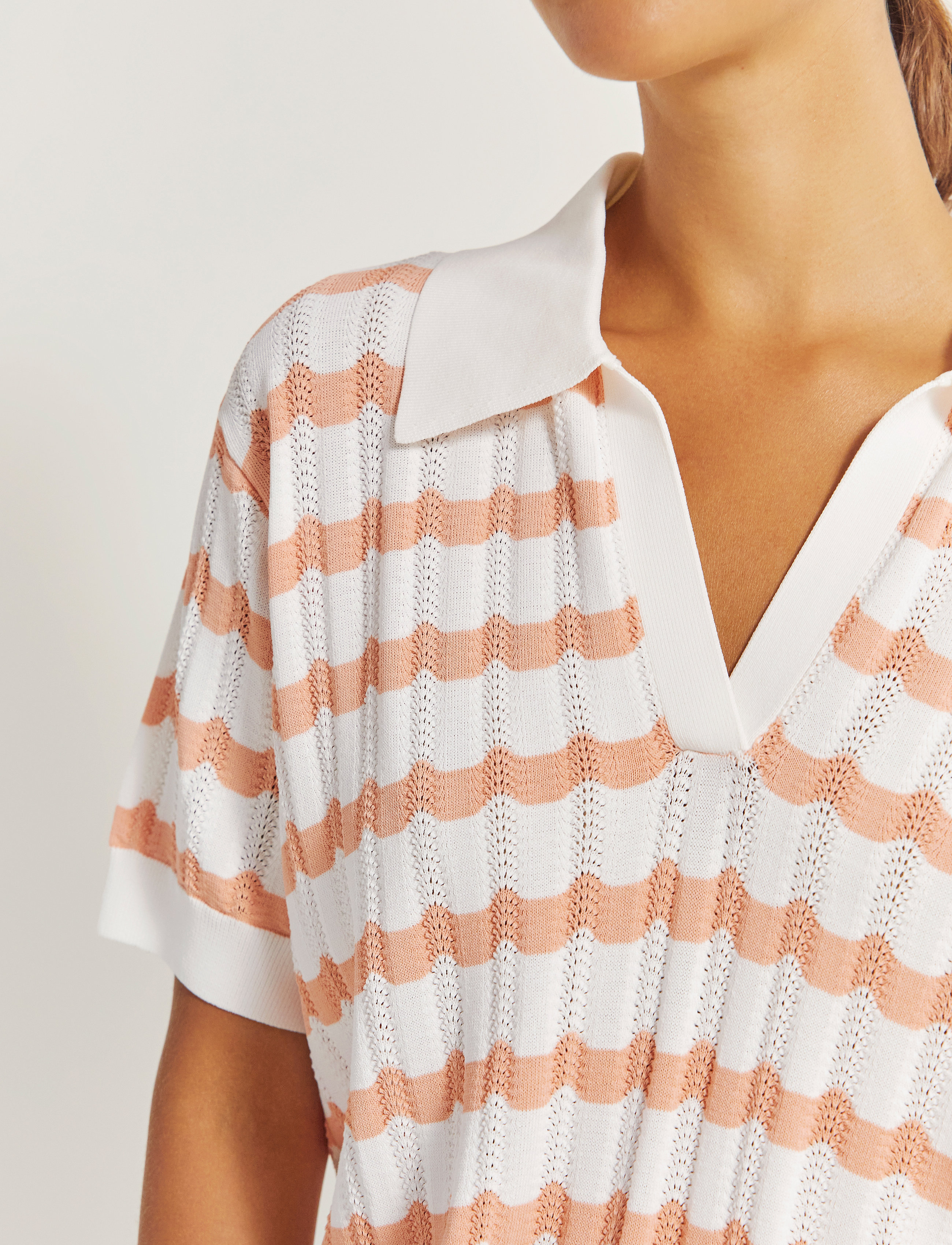 By Malina - Ariana pike - peach stripe - 5