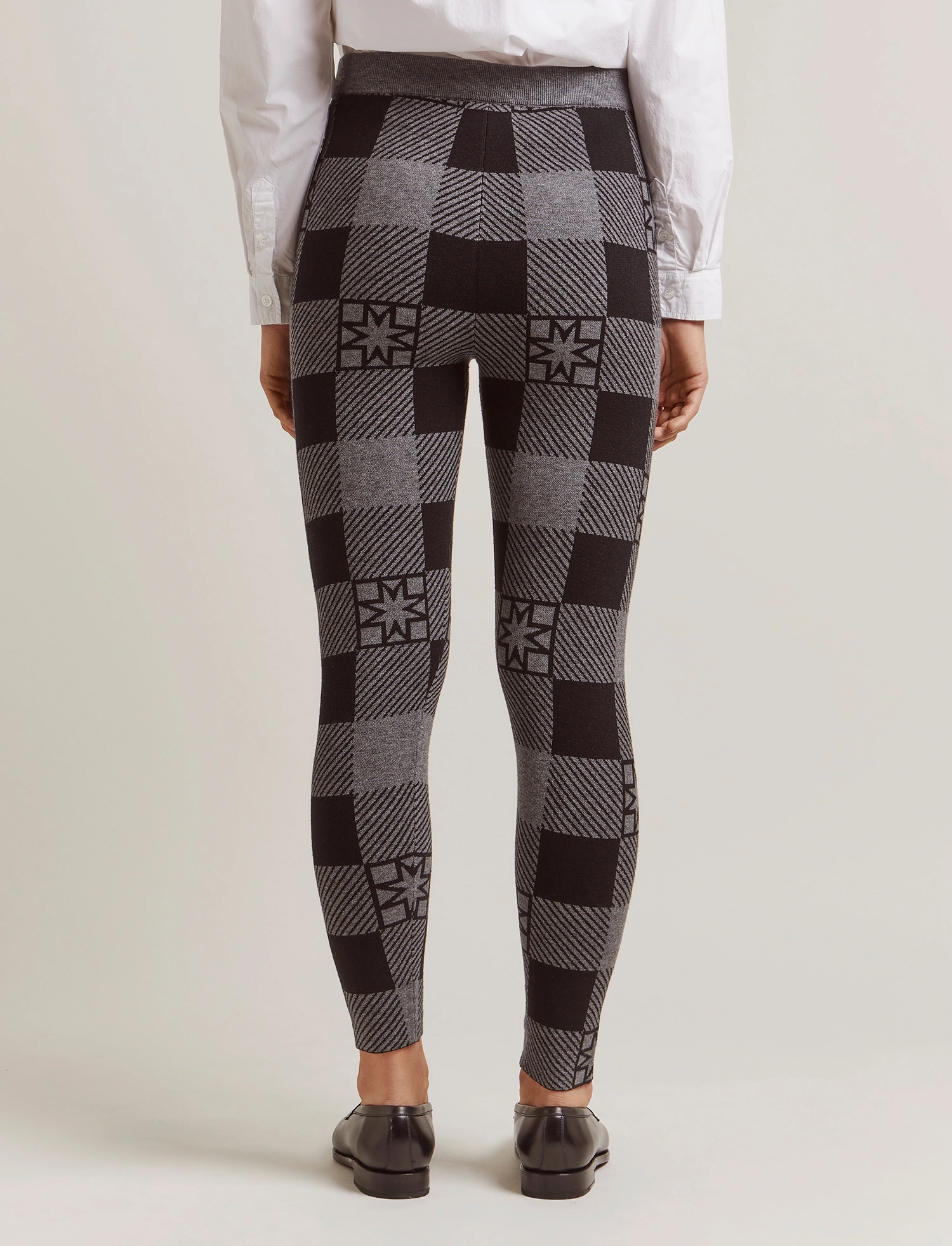 By Malina - Dahlia leggings - iconic print ash - 3
