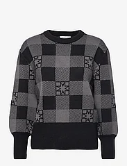 Malina - Bianca sweater - gebreide truien - iconic print ash - 0