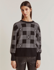 Malina - Bianca sweater - swetry - iconic print ash - 2