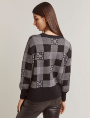 Malina - Bianca sweater - swetry - iconic print ash - 3