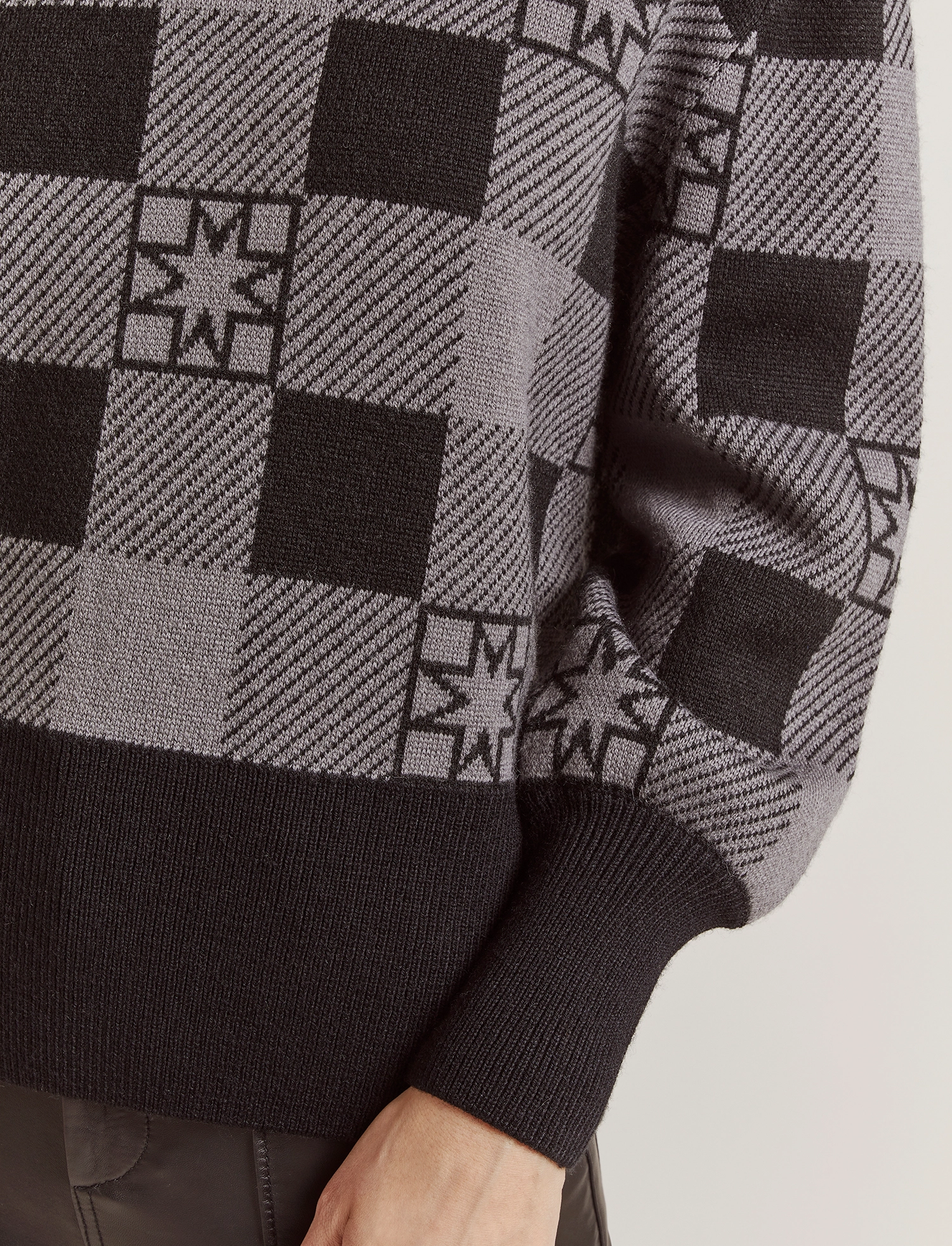Malina - Bianca sweater - iconic print ash - 4