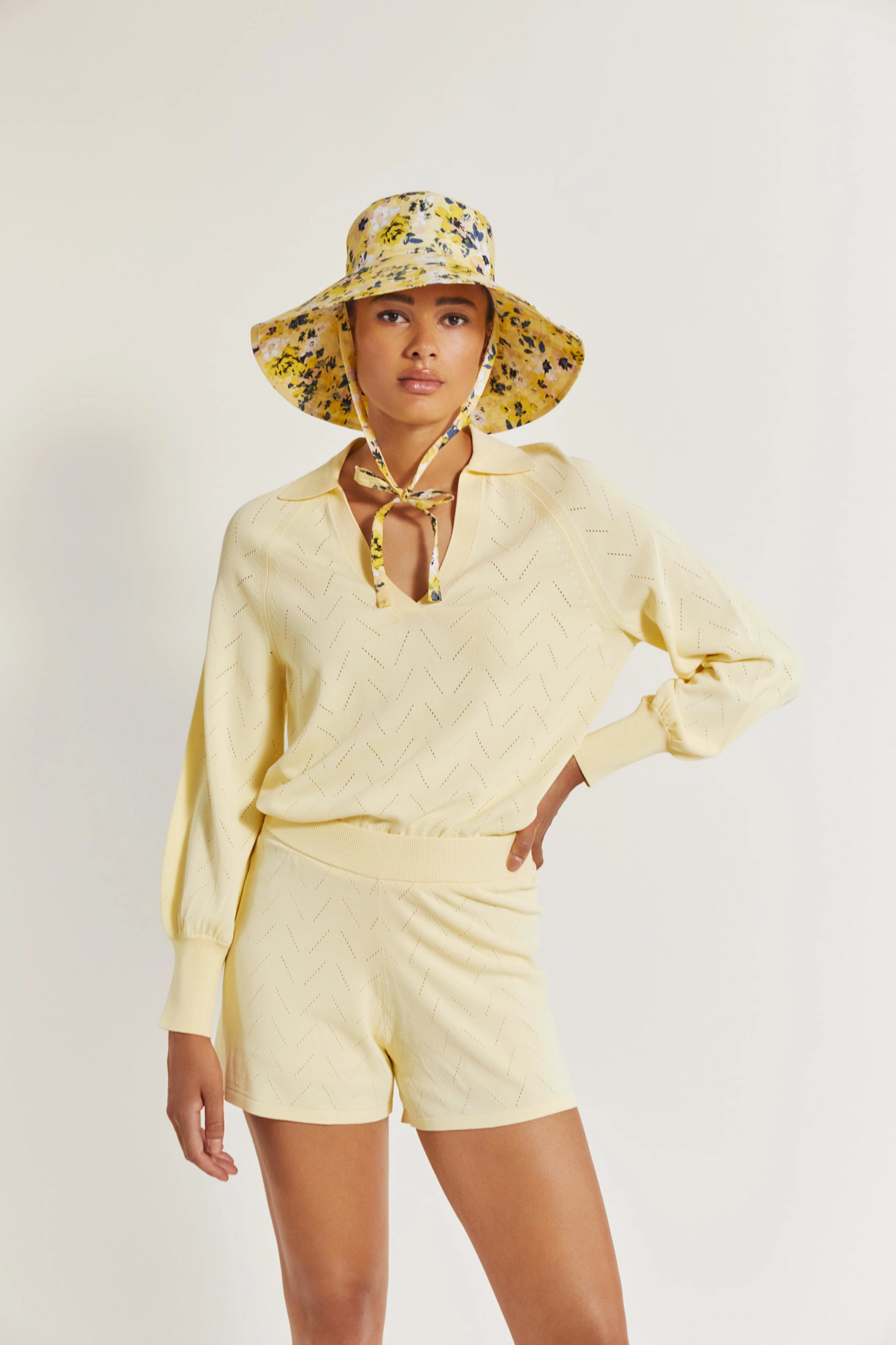 By Malina - Alba shorts - lemon - 2