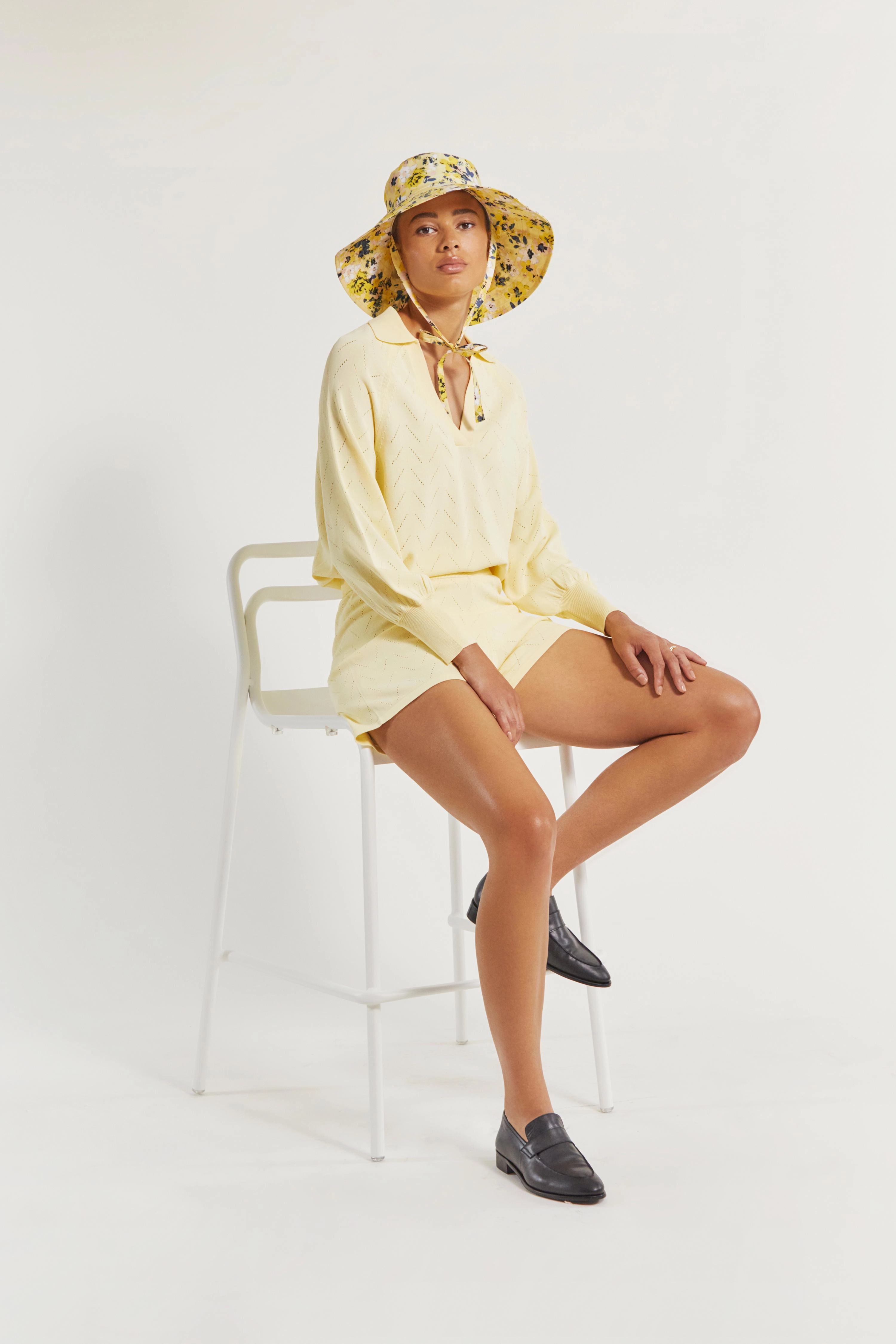 By Malina - Alba shorts - lemon - 3