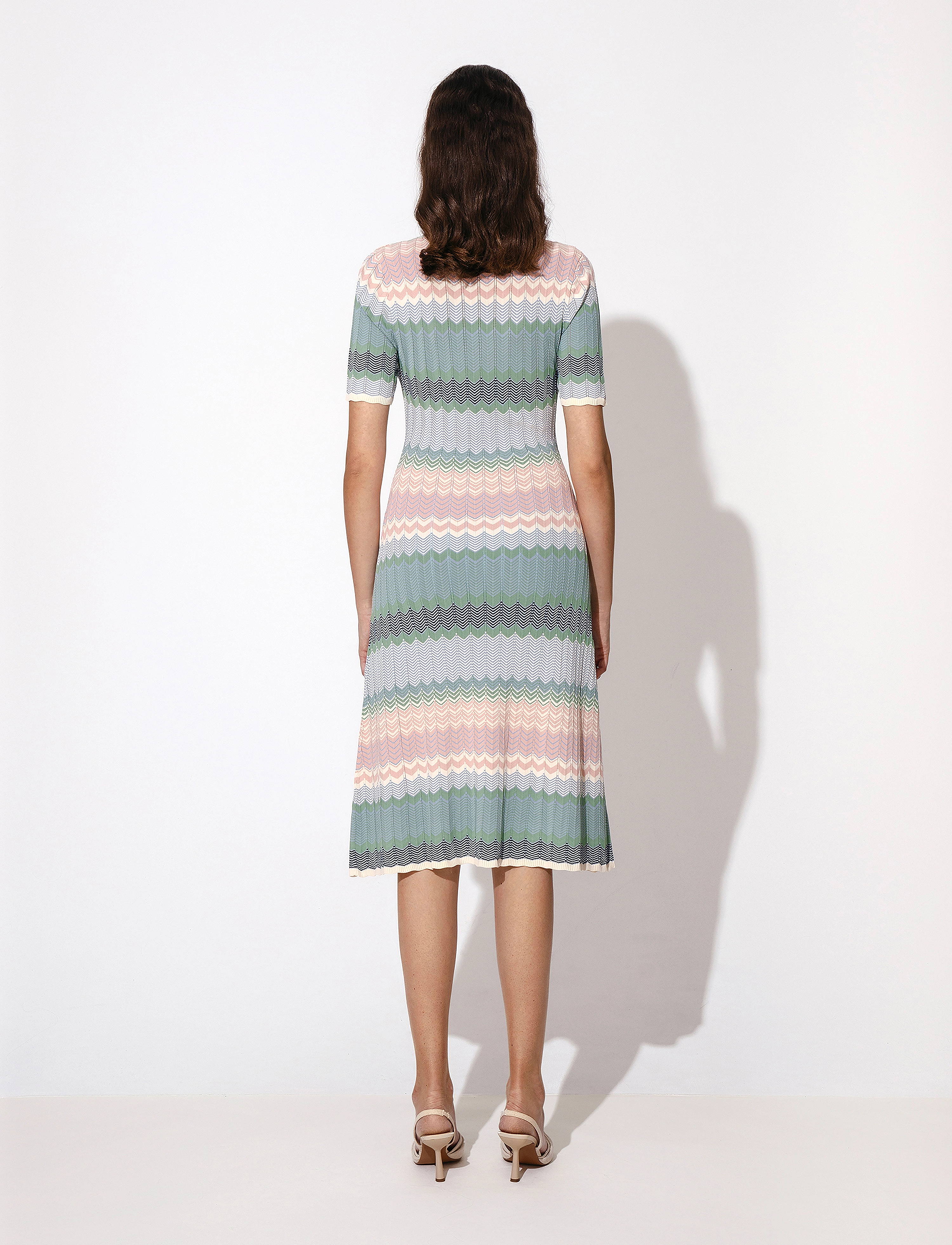 By Malina - Etienne knitted midi dress - multi - 3