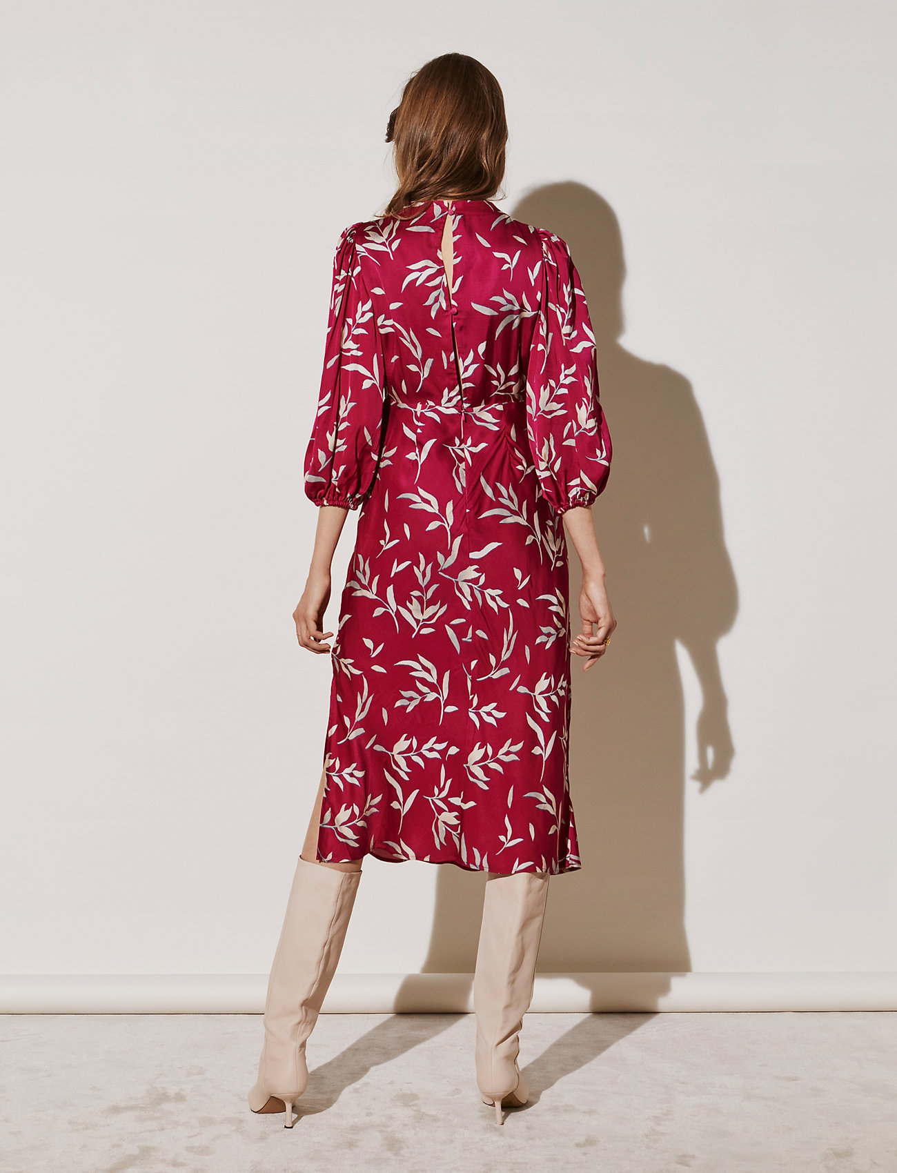 By Malina - Hazel dress - ruby leaf - 3