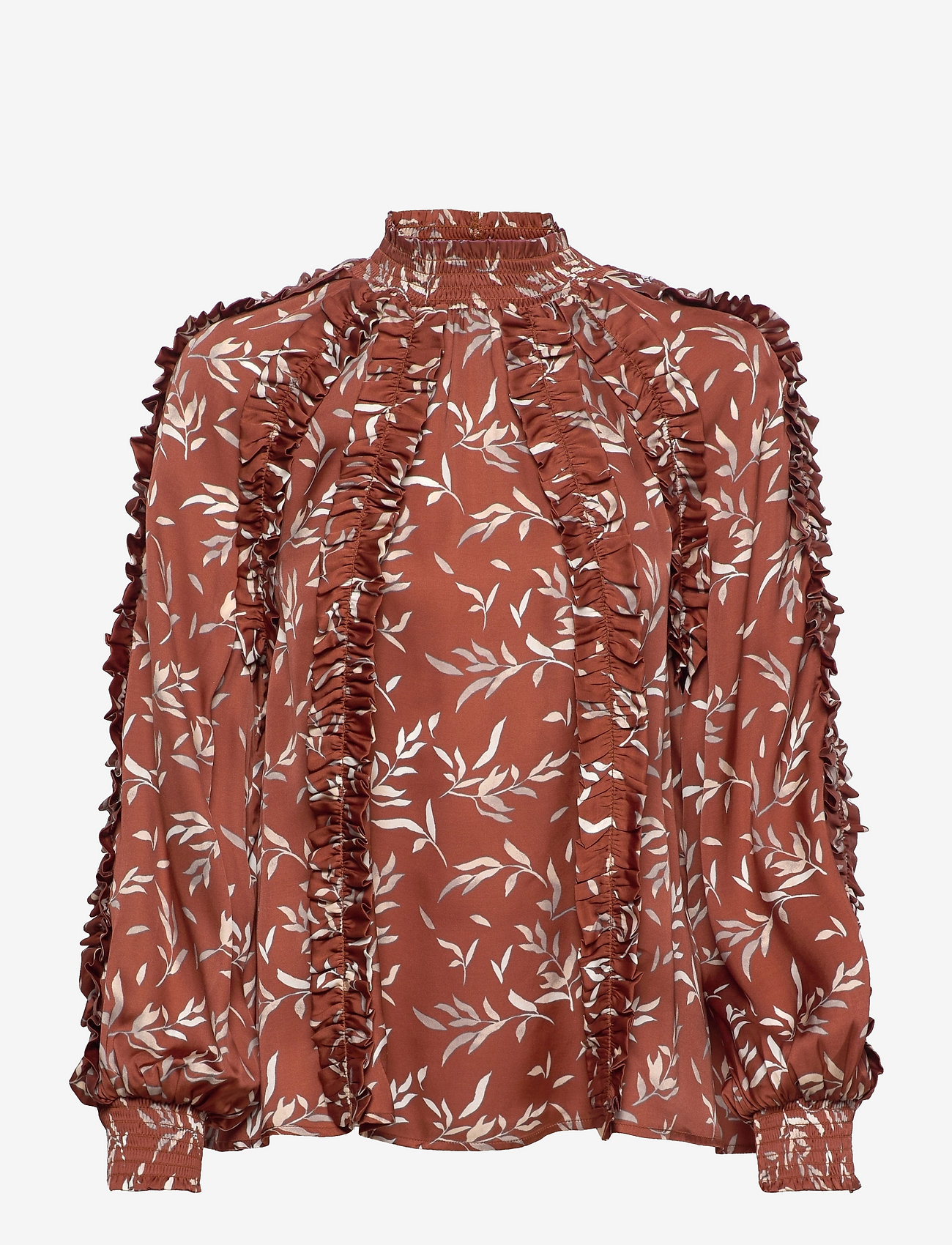 By Malina - Aveline blouse - rust leaf - 0