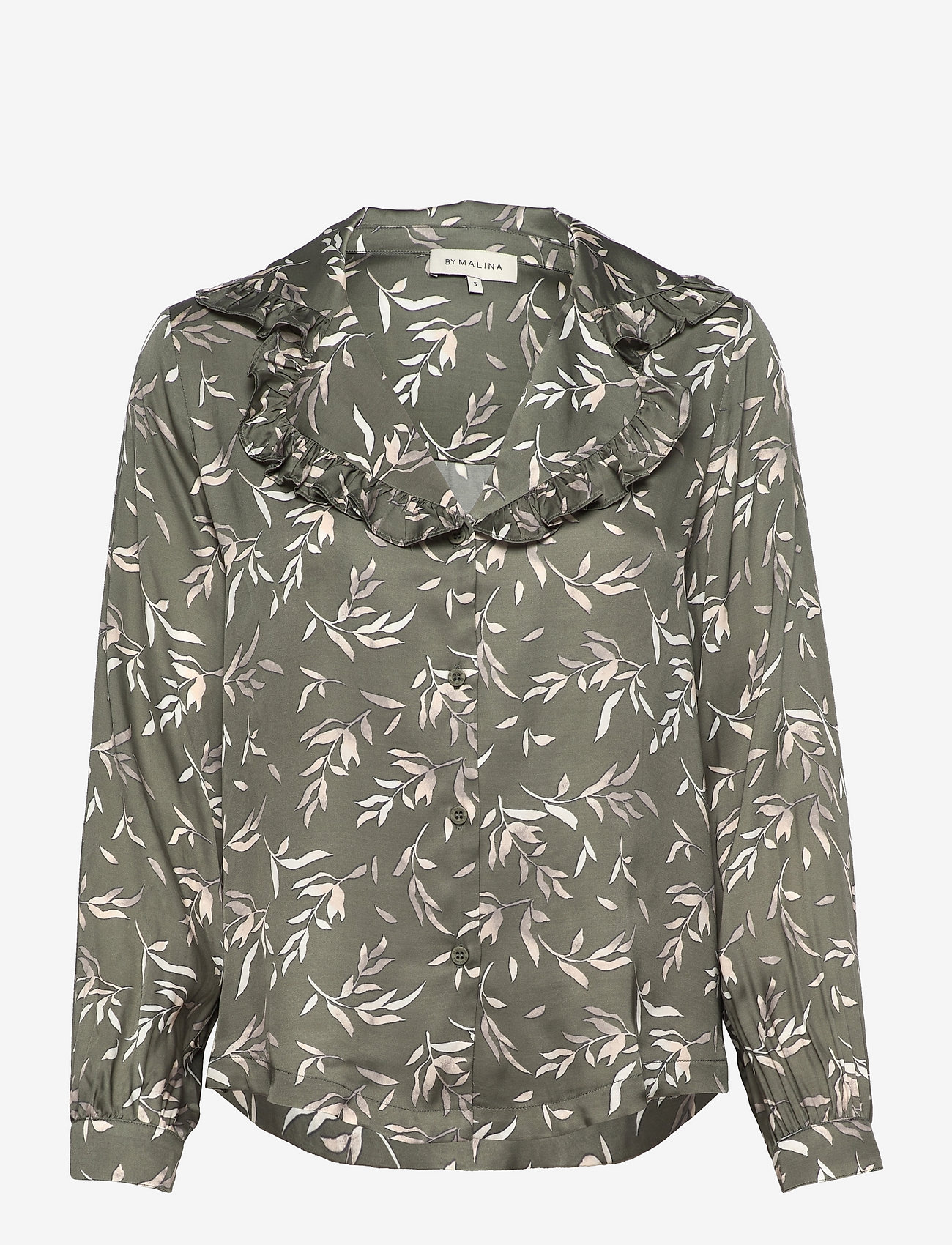 By Malina - Abbi blouse - olive leaf - 1