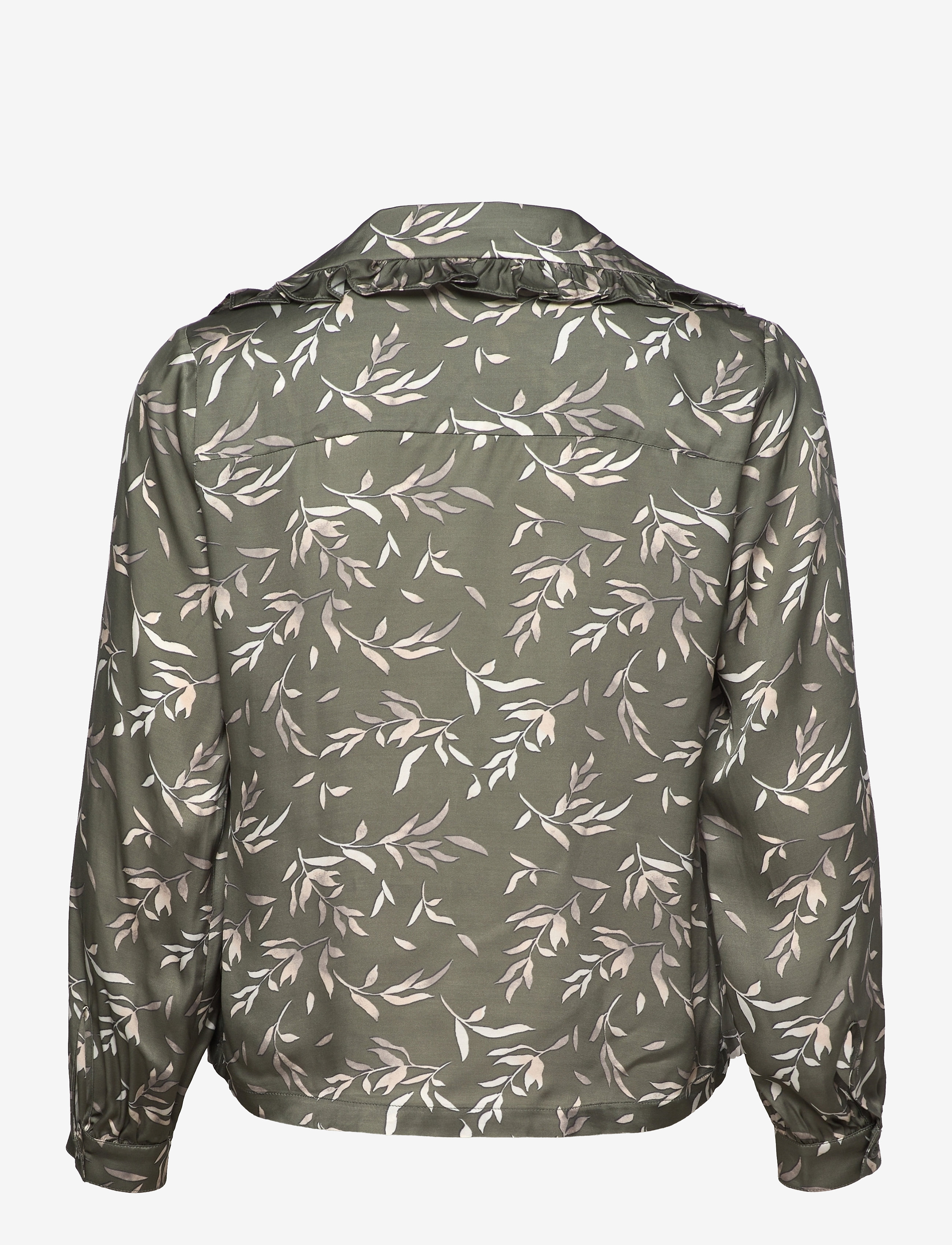 By Malina - Abbi blouse - olive leaf - 2
