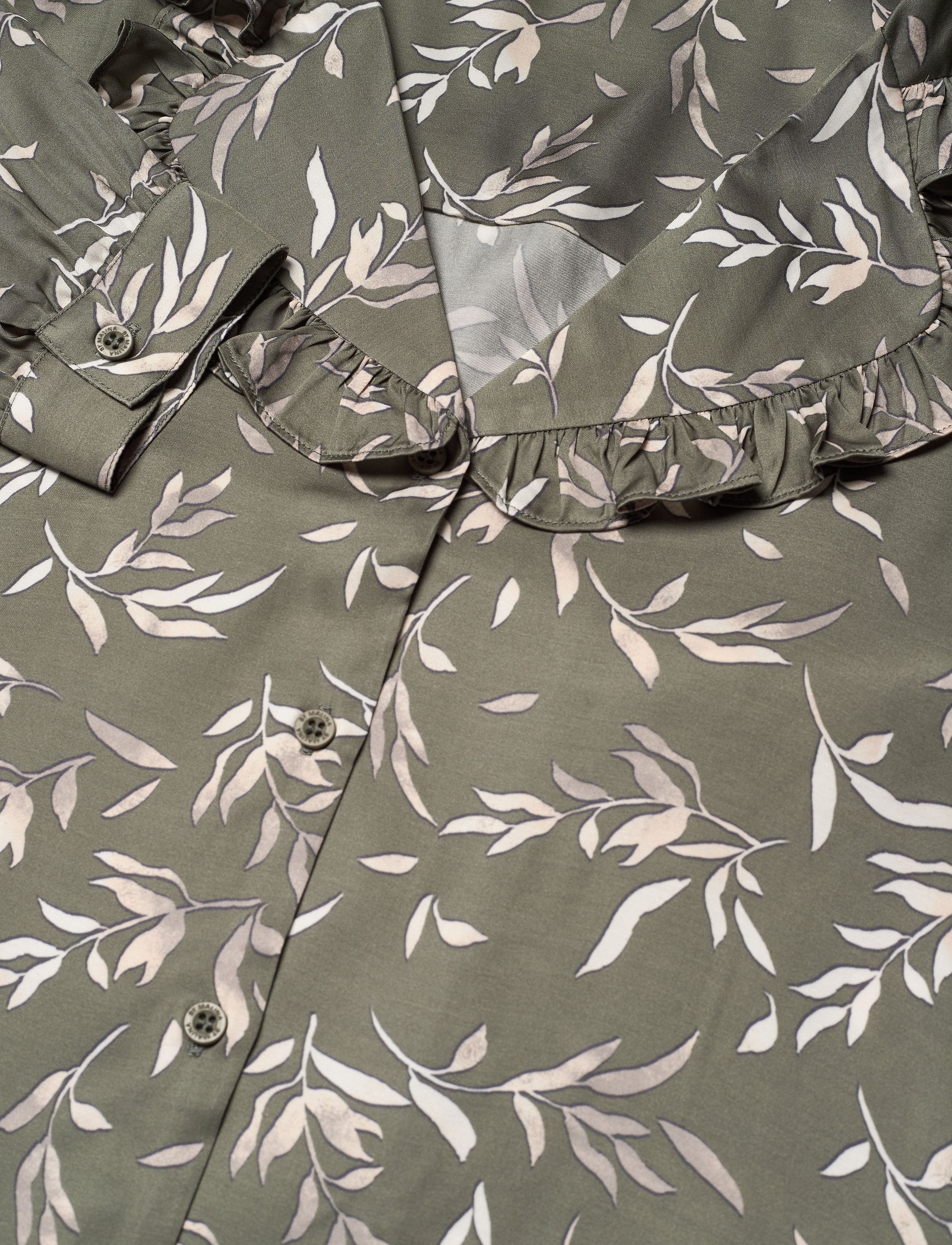 By Malina - Abbi blouse - olive leaf - 5