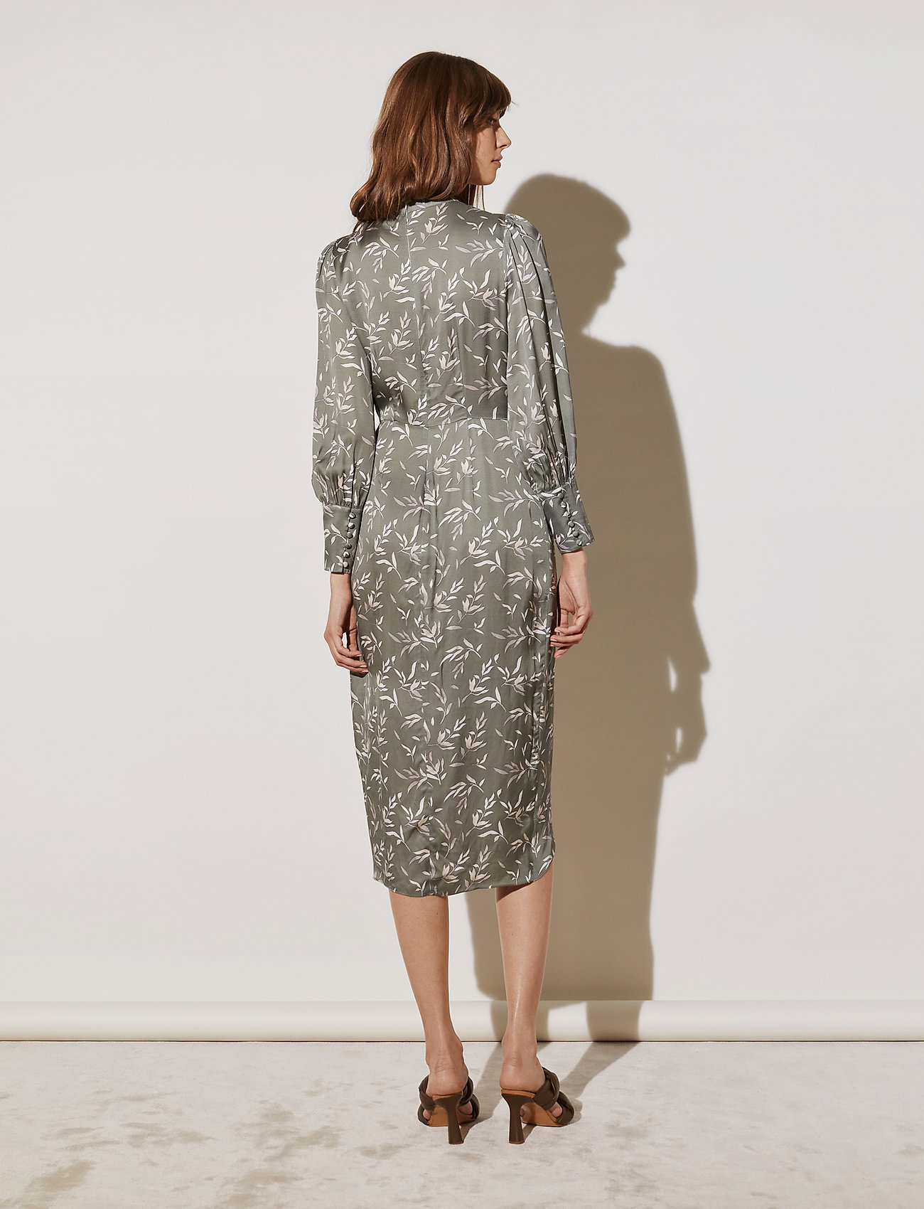 By Malina - Camelia dress - olive leaf - 5