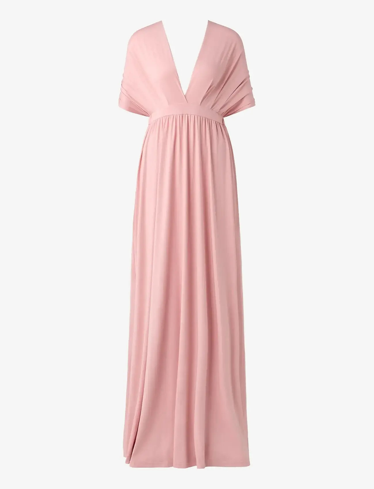 Malina - Lola Wrap Dress - aftenkjoler - blush - 3