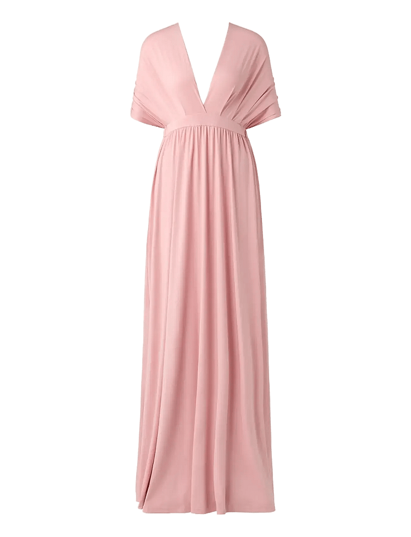 Malina - Lola Wrap Dress - aftenkjoler - blush - 3