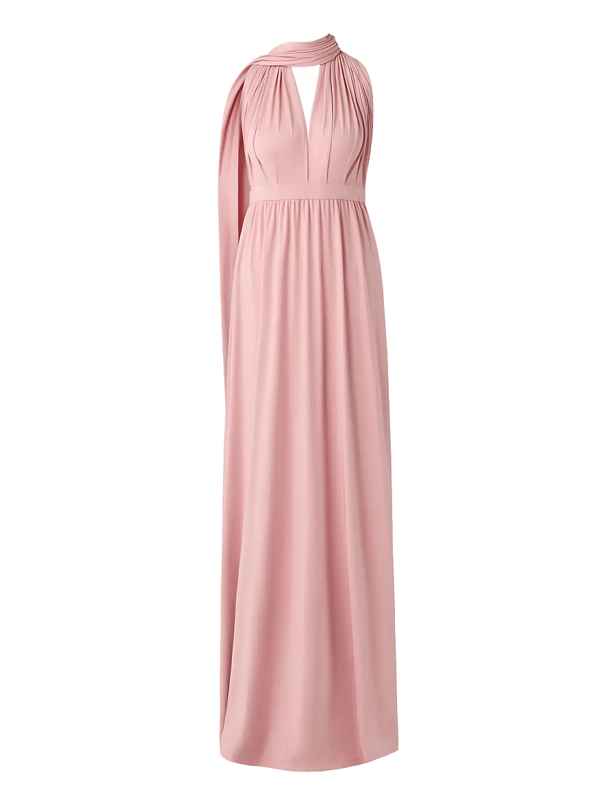 Malina - Lola Wrap Dress - Õhtukleidid - blush - 4