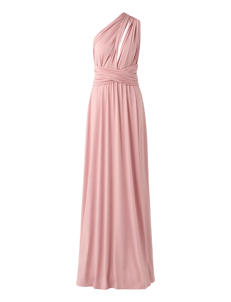Malina - Lola Wrap Dress - aftenkjoler - blush - 5