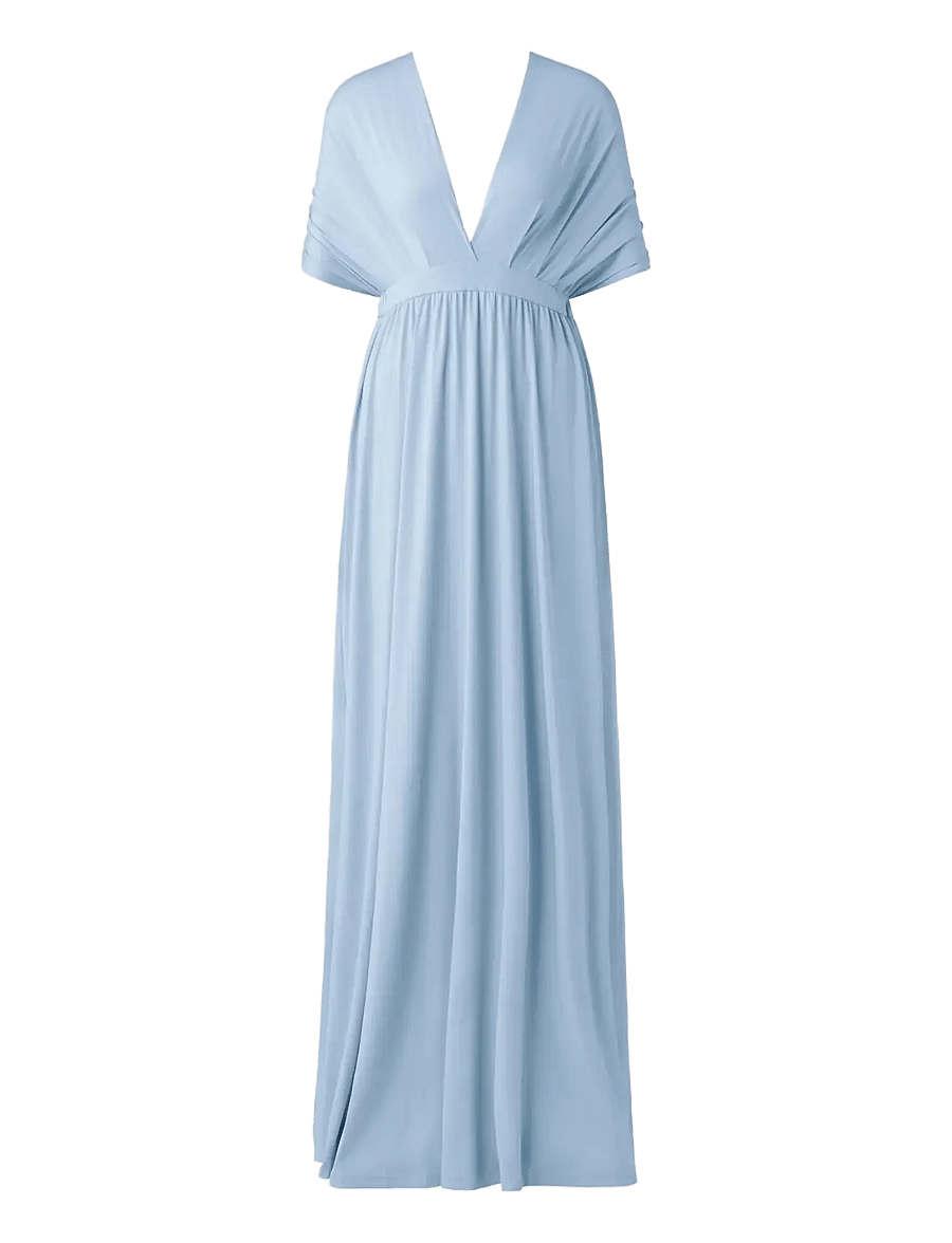 Malina - Lola Wrap Dress - robes de soirée - dusty blue - 3
