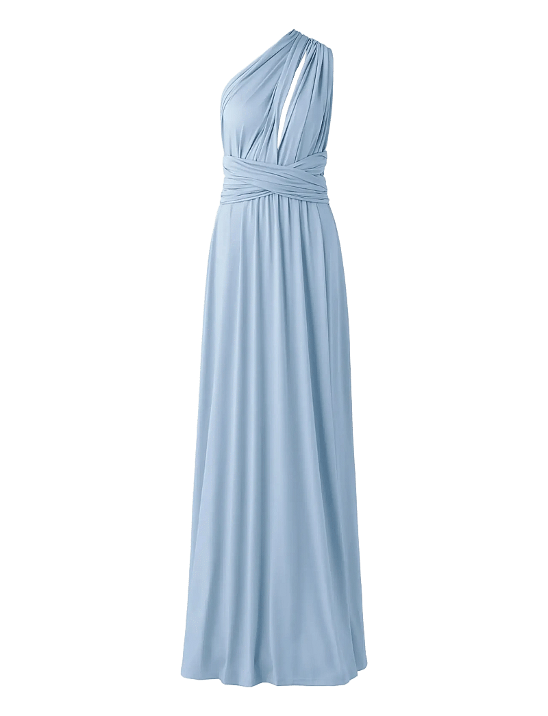 Malina - Lola Wrap Dress - abendkleider - dusty blue - 5