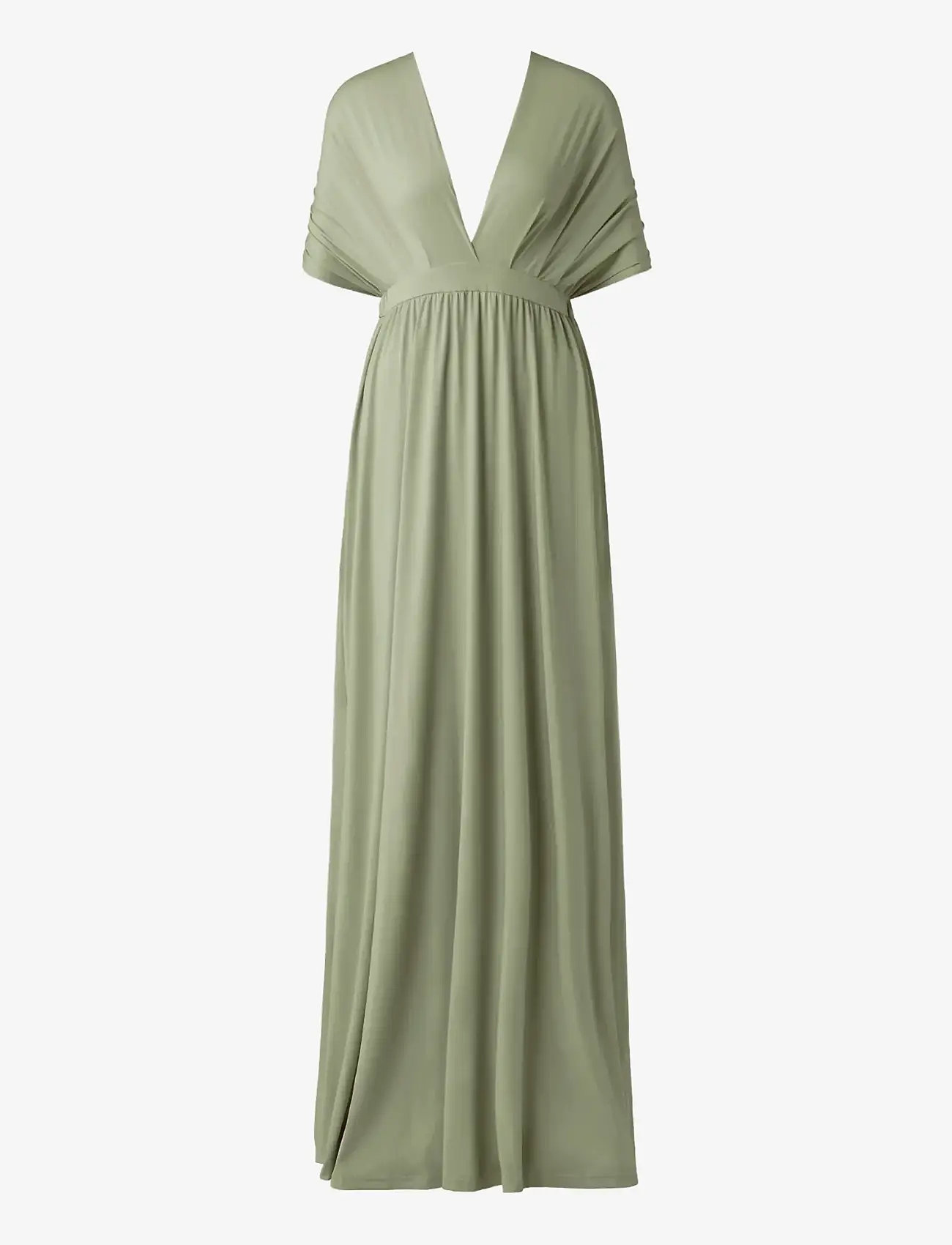 Malina - Lola Wrap Dress - Õhtukleidid - sage - 3