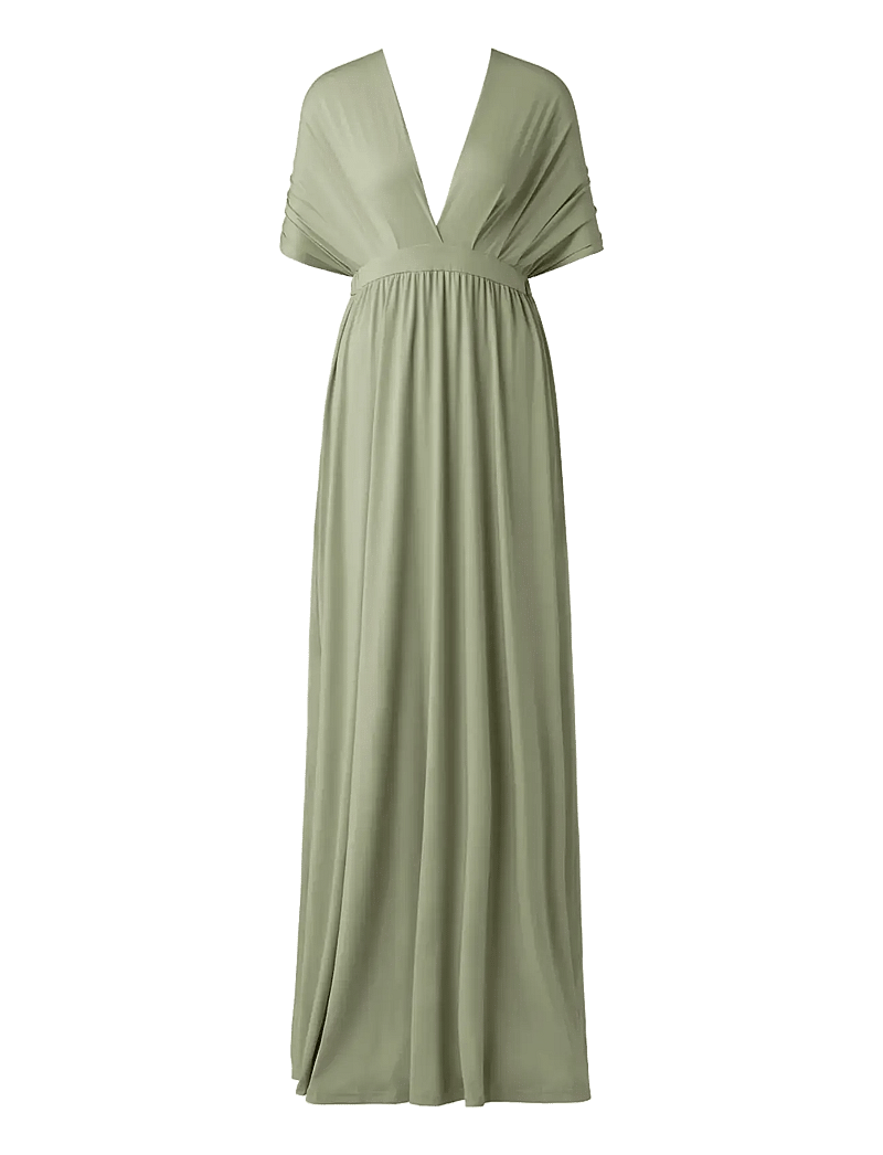 Malina - Lola Wrap Dress - Õhtukleidid - sage - 3