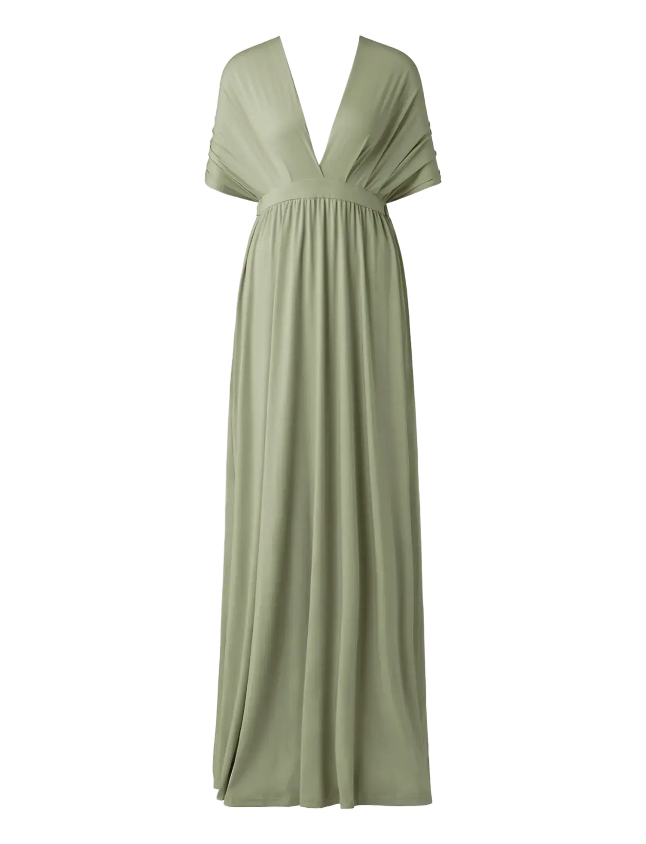 Malina - Lola Wrap Dress - Õhtukleidid - sage - 3