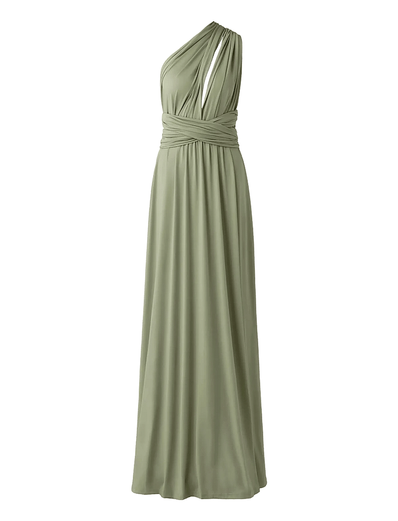 Malina - Lola Wrap Dress - Õhtukleidid - sage - 5