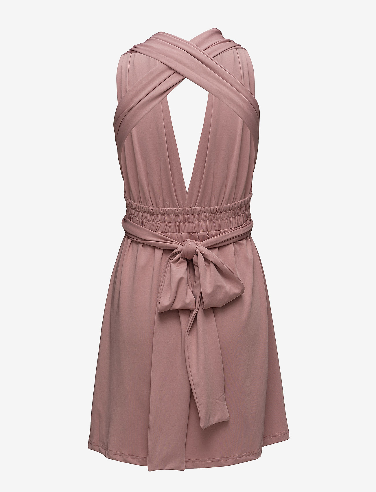 By Malina - Lola wrap mini dress - dusty plum - 2