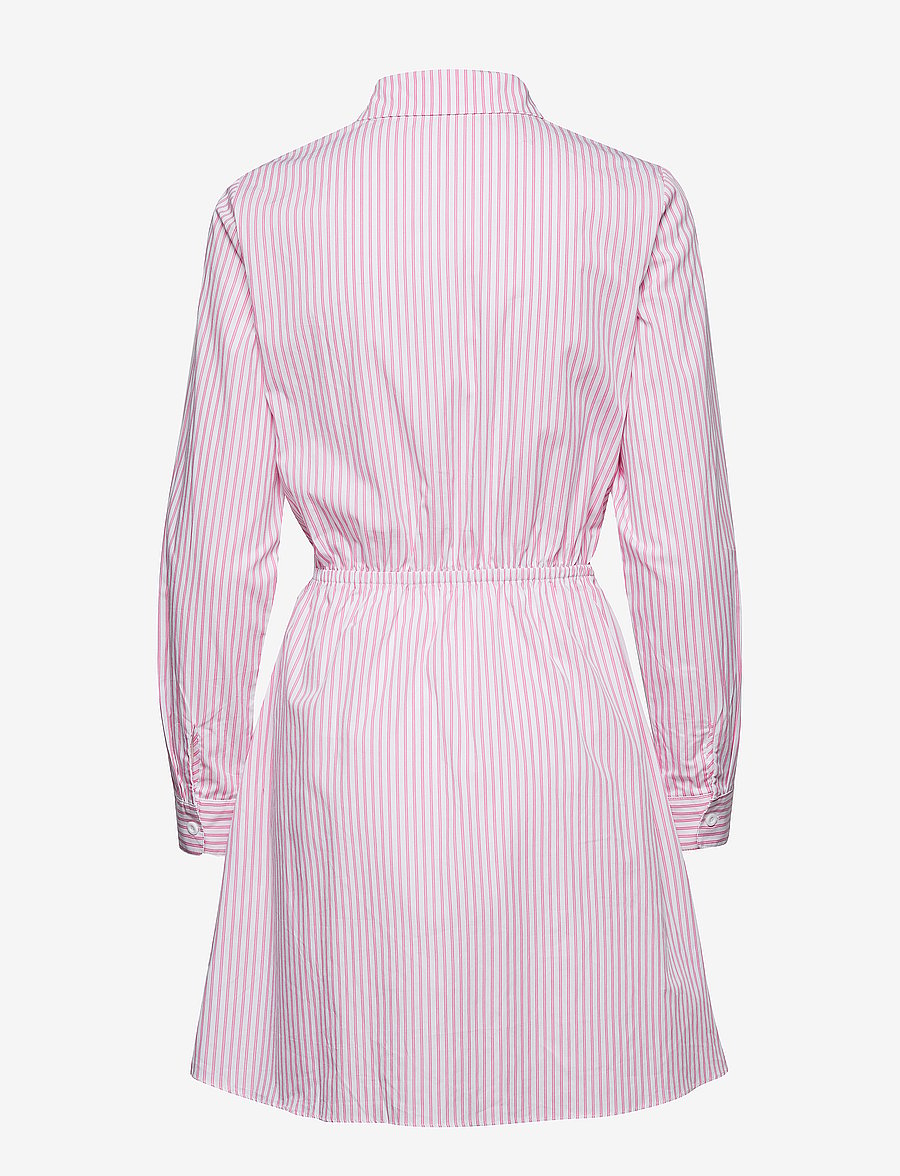 By Malina - Nella shirt dress - pink/white stripe - 2