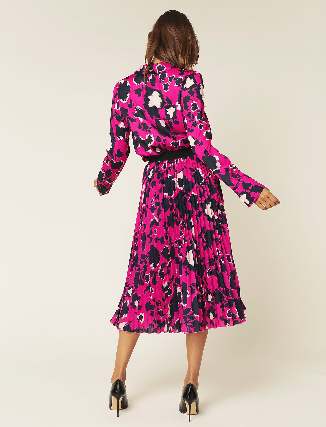 By Malina - Elena skirt - shadow garden pink - 5