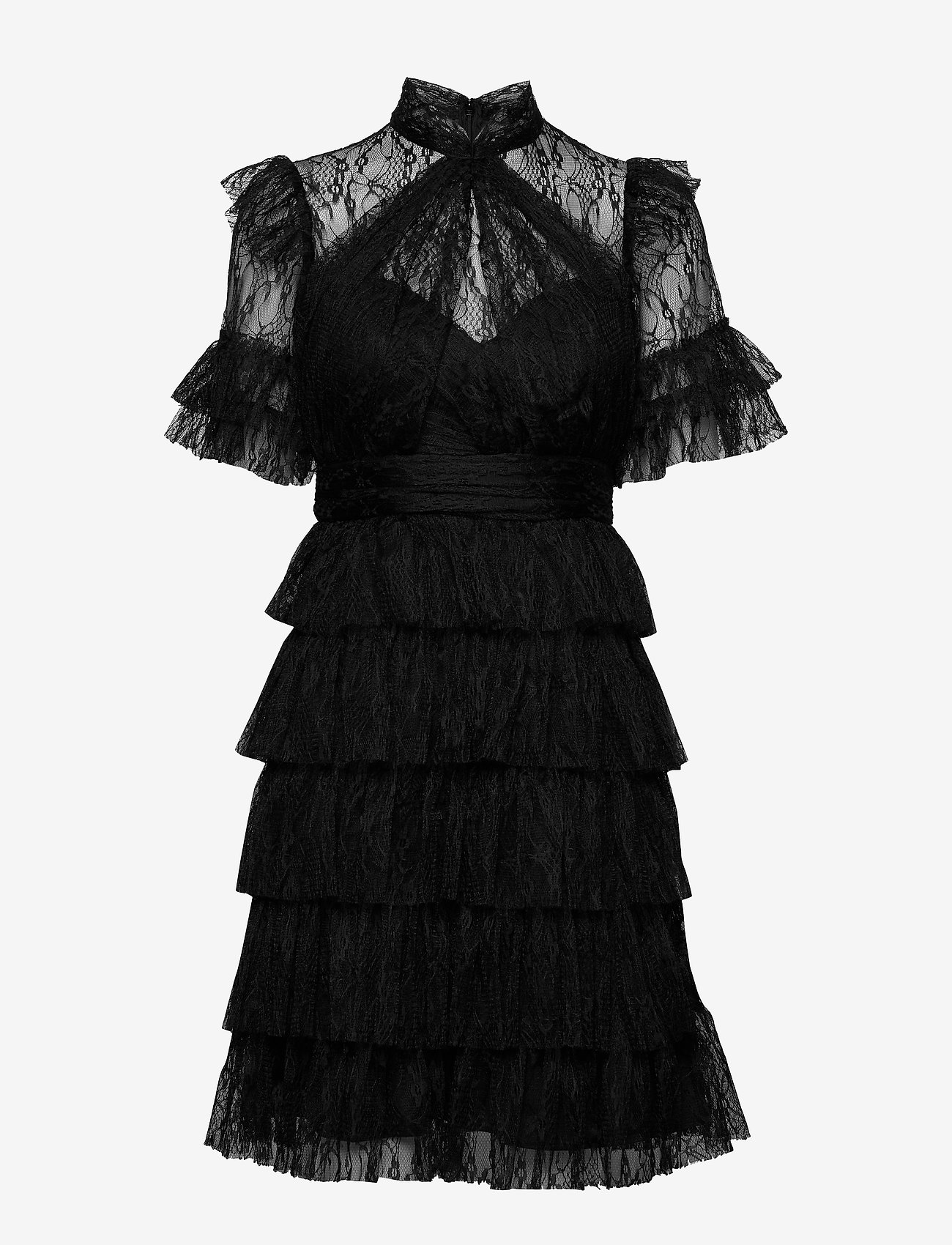 Malina - Liona dress - midi dresses - black - 0