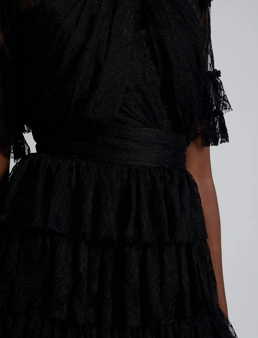 Malina - Liona dress - vidutinio ilgio suknelės - black - 5