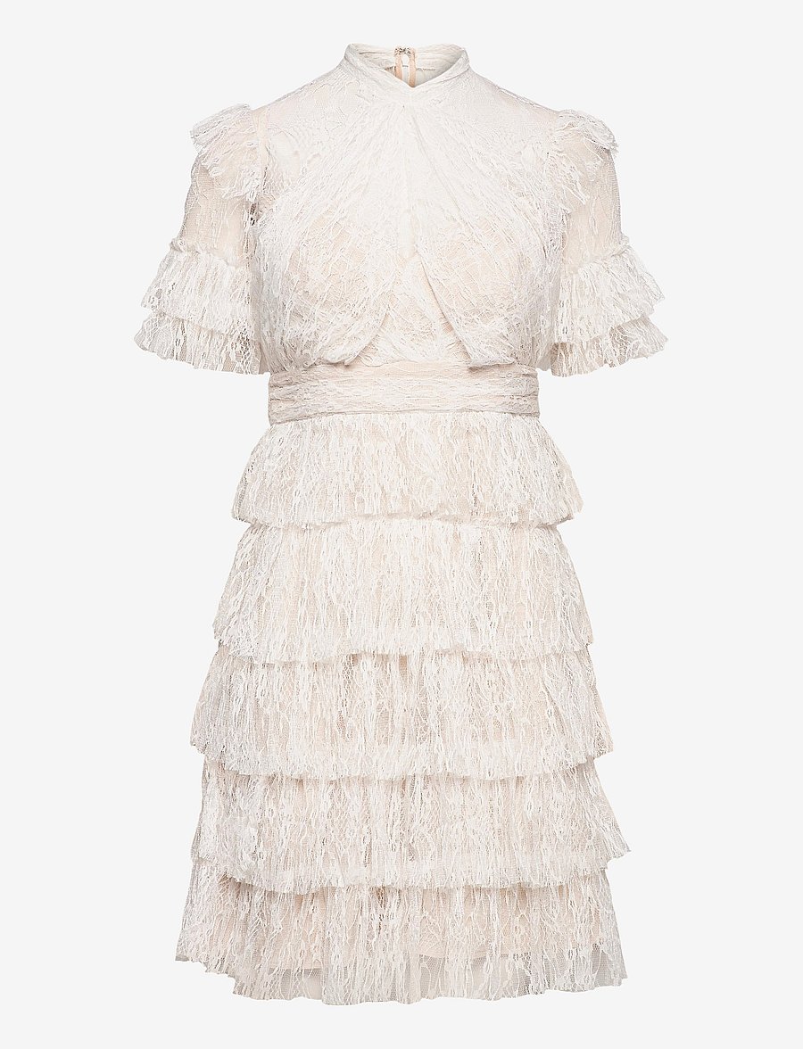 Malina - Liona dress - midi-kleider - white - 1