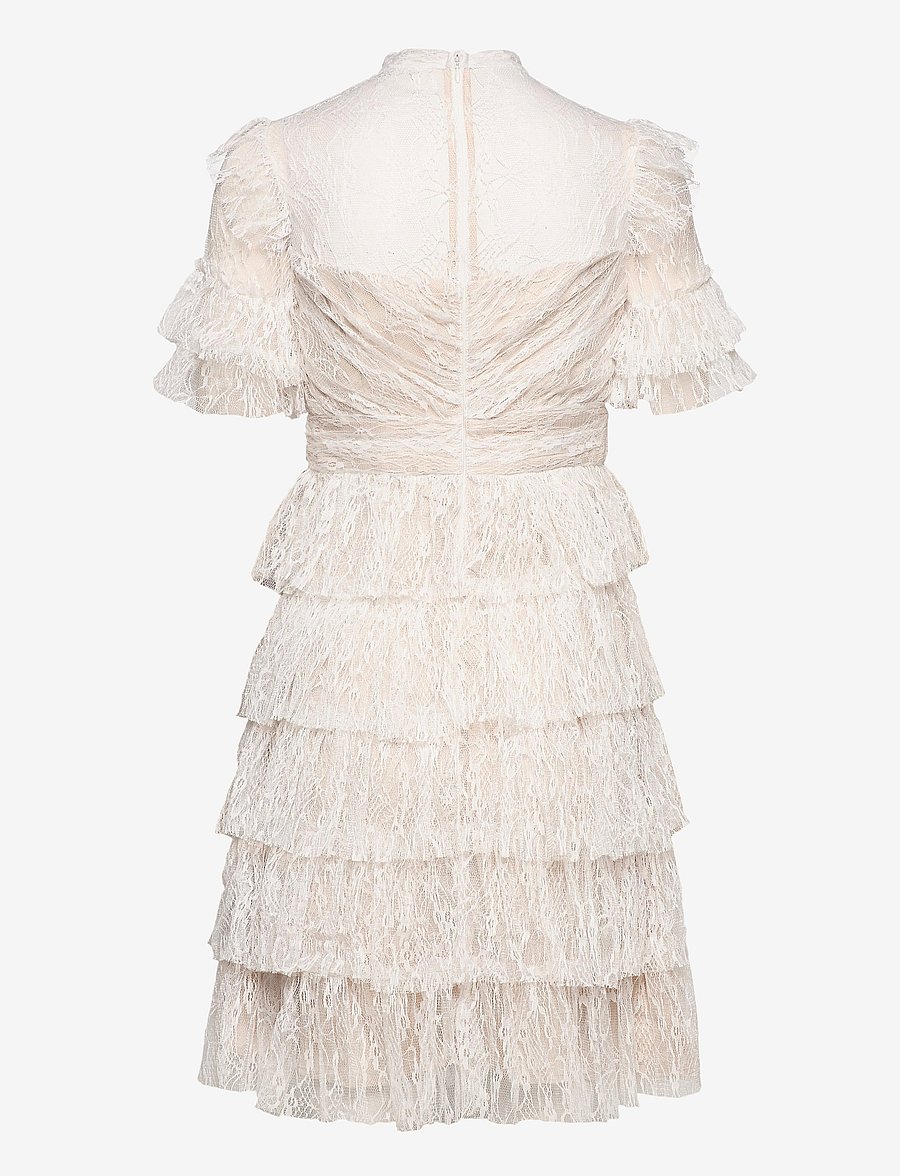 Malina - Liona dress - midi-kleider - white - 2