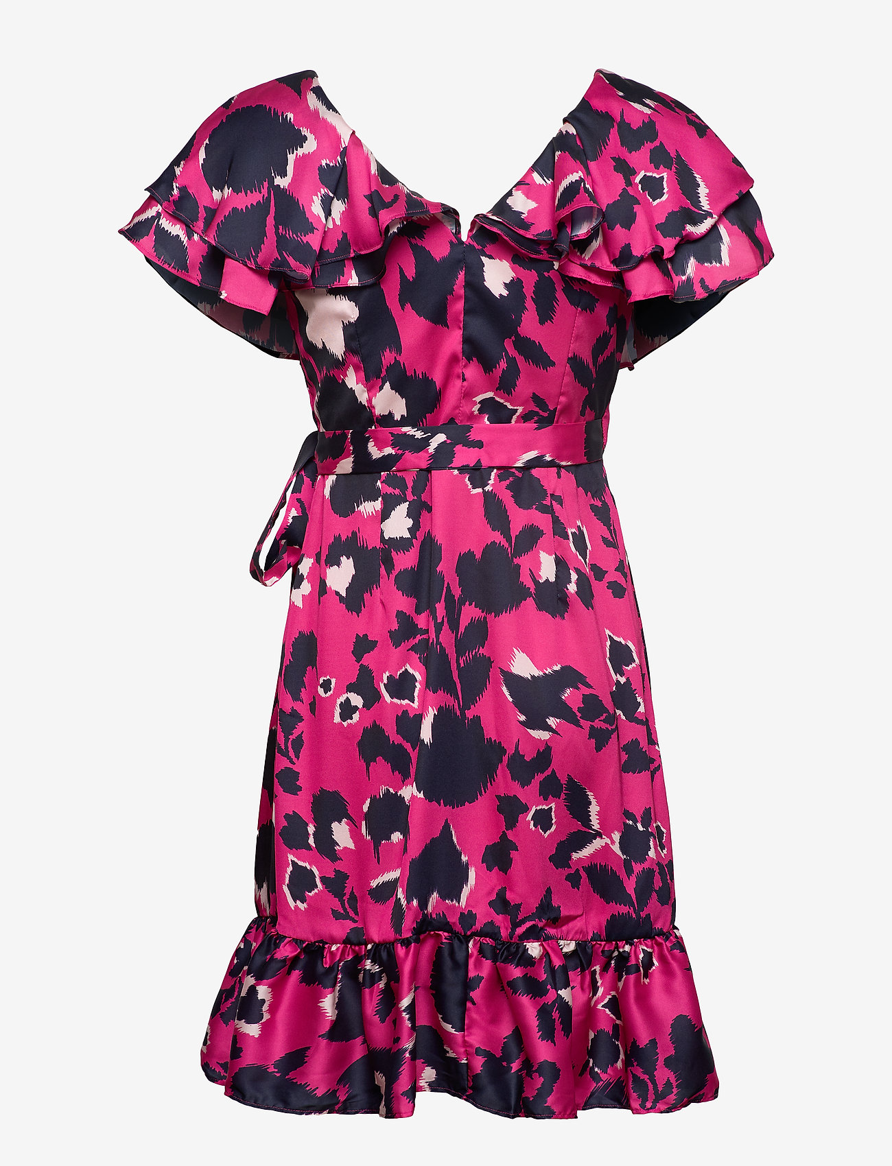 By Malina - Viola mini dress - shadow garden pink - 1