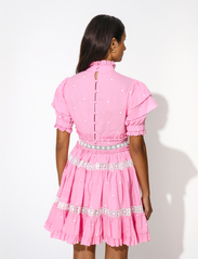 By Malina - Iro mini dress - sommarklänningar - blush pink - 3