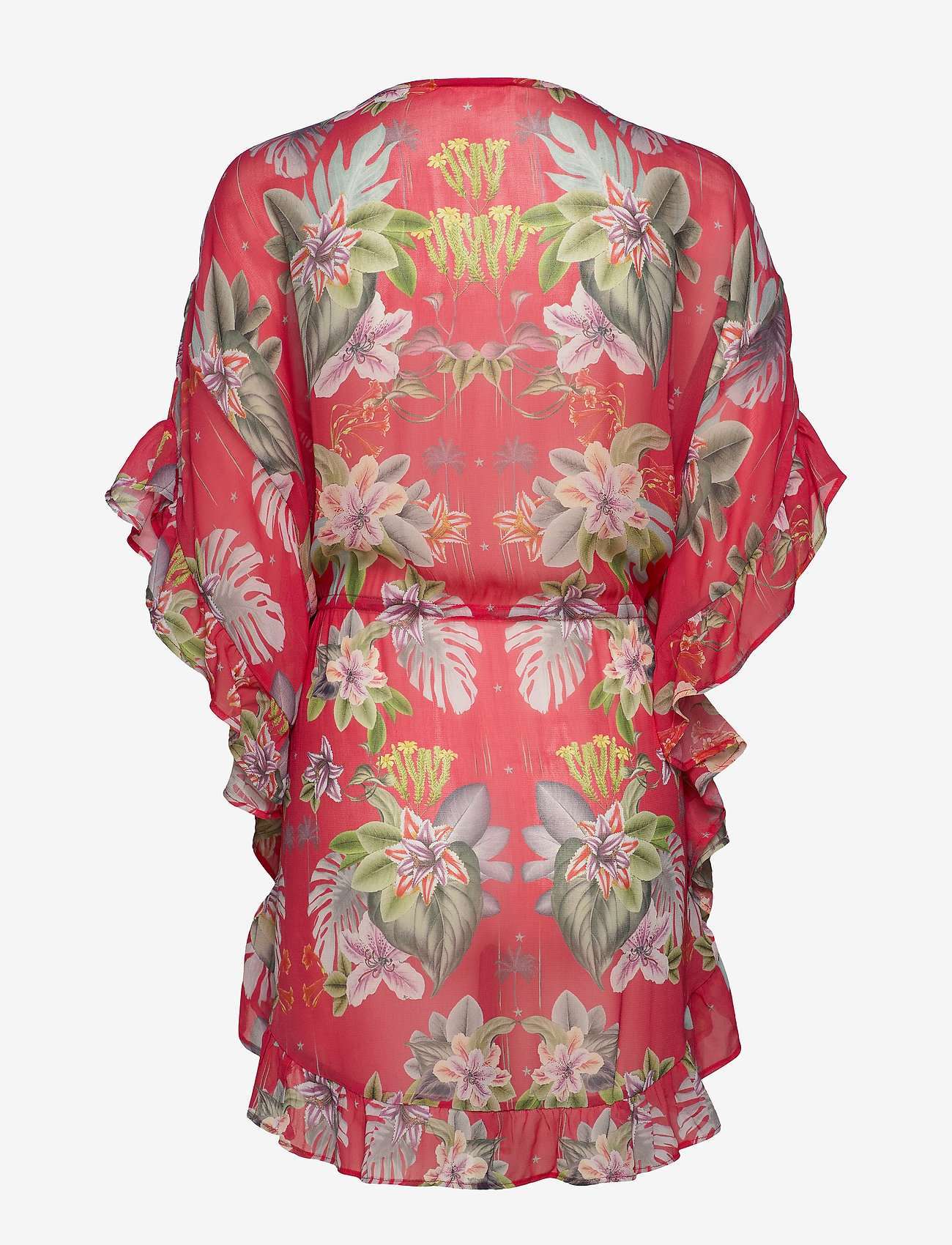 By Malina - Melia kaftan - electric jungle pink coral - 1